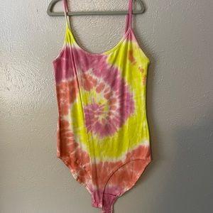 Tie dye bodysuit